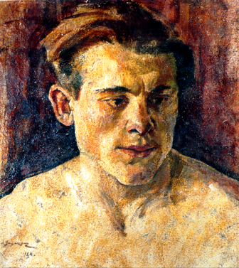 Porträt des Boxers Hans Breitensträter 1925